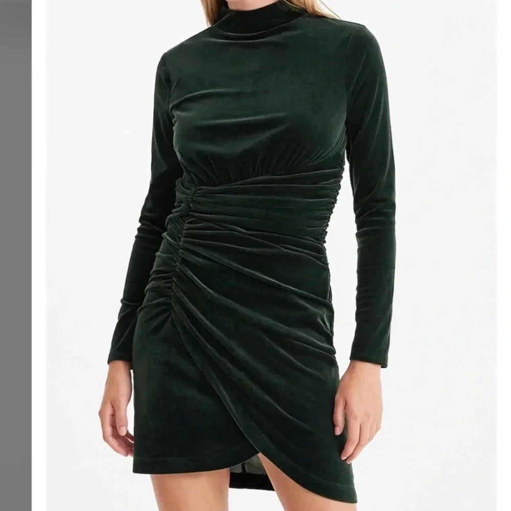 Express Velvet Dress - Picture 4 of 5